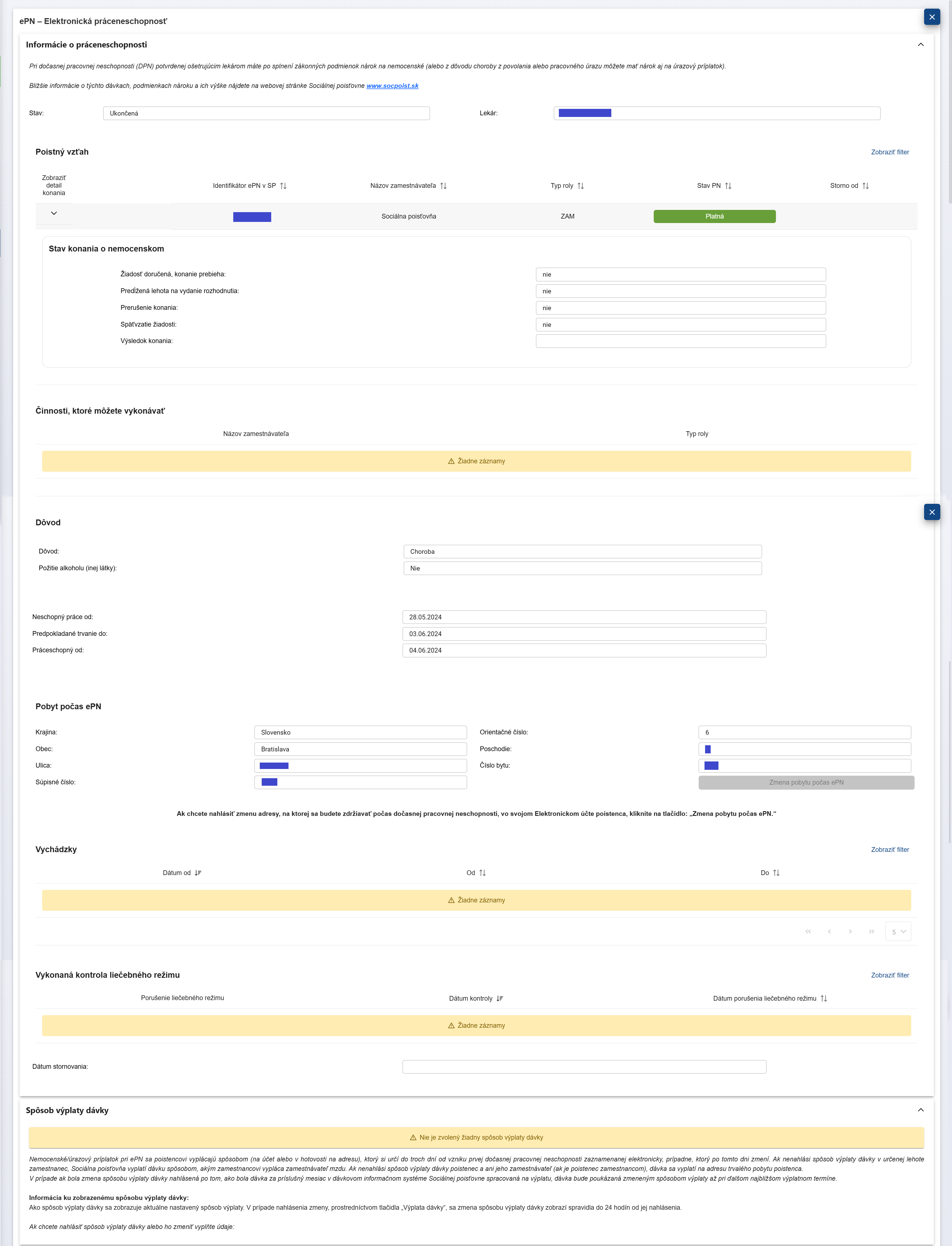 Detailné informácie o ePN 